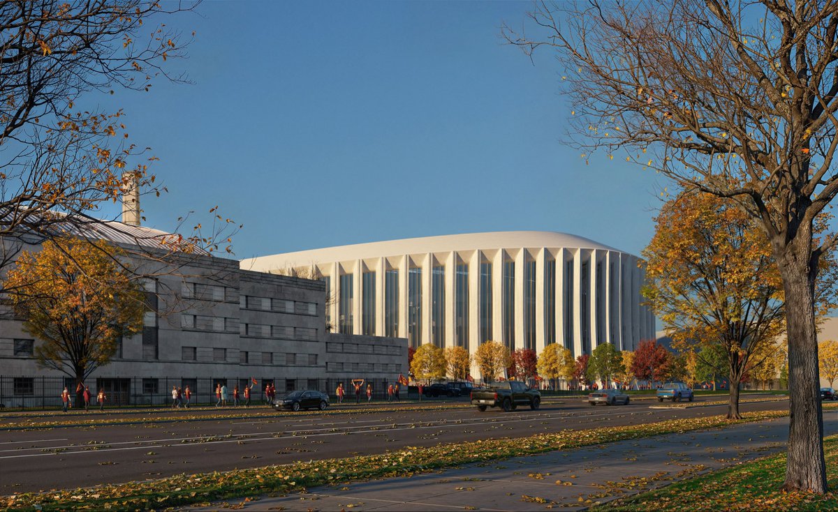 NickiJhabvala's tweet photo. The Commanders released more renderings of their planned stadium in D.C. https://t.co/reQwB1LK87