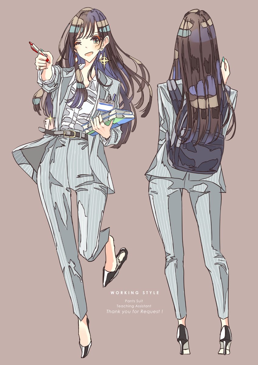 「オフィスカジュアル」|しんたろ@コミティアA-71aのイラスト