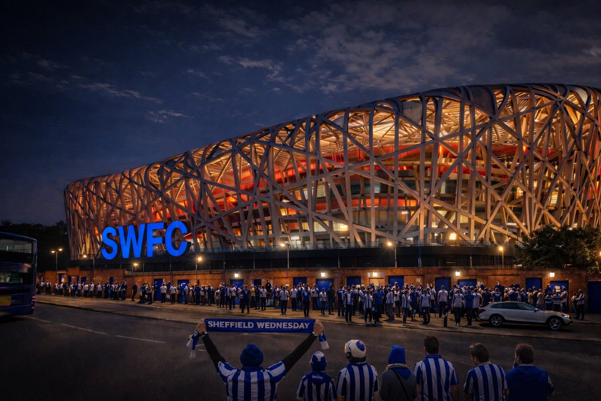 ArchitectsGrump's tweet photo. My CGI of what it Could look like with new owners? @swfc @sheffieldwednesday @bbcsheffield @SWFC_MEDIA @TheStarOwls #swfc #wawaw #skybetchampionship @liveswfc @efl https://t.co/FHaLfw4Nn0