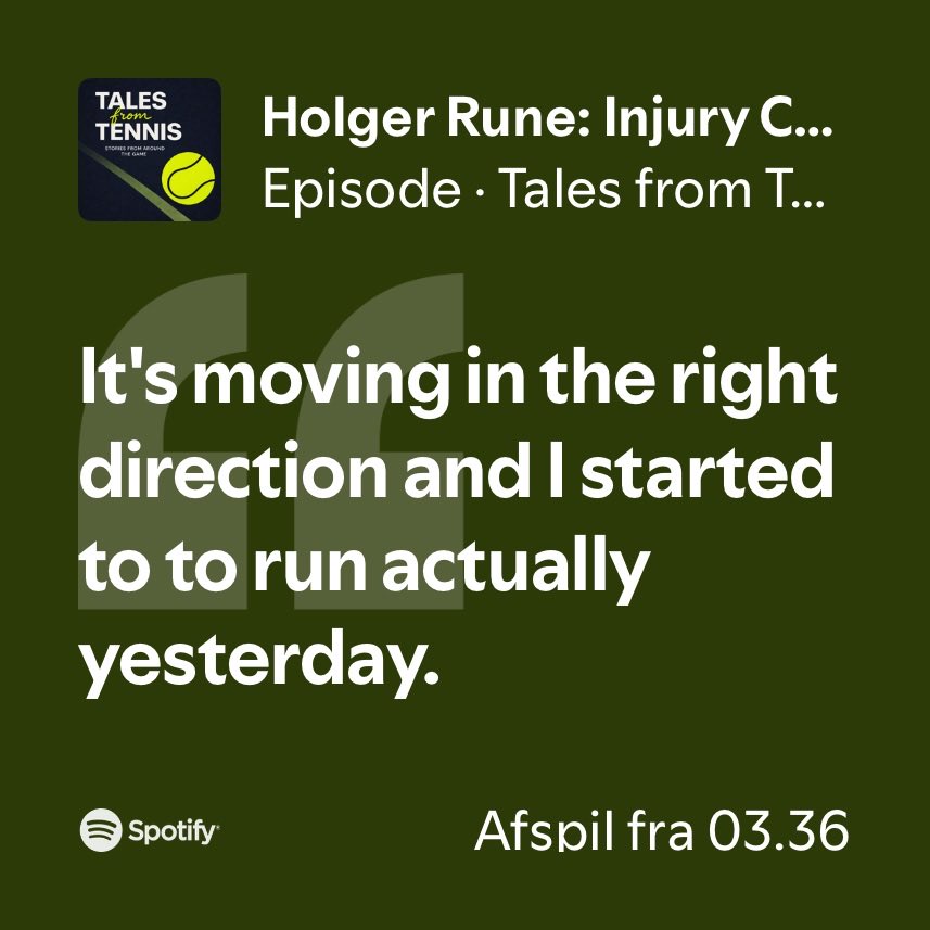 Holger Rune tweet media