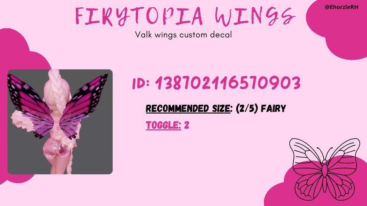 Fairytopia wings! 🦋 | #royalehighcustomdecal for #valkwings!

[RTS helps!]
------------------------
#Royalehigh #RH #royalehighart #royalehighdecals #royalehighcomission #royalehighcustomdecal #rhdecals #rhcustomdecals