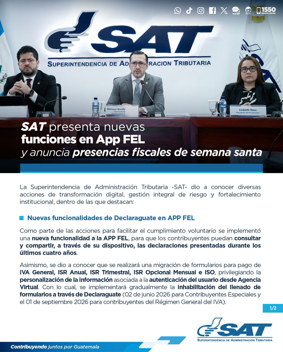 SAT Guatemala tweet media