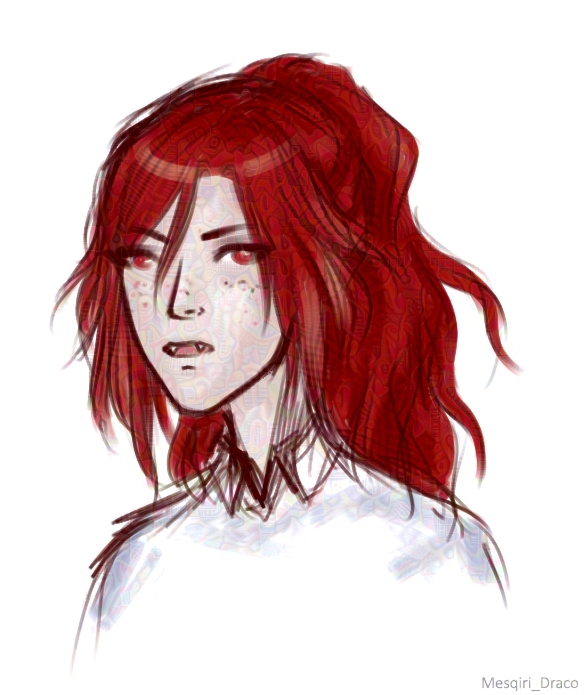 Small destress Diluc doodle