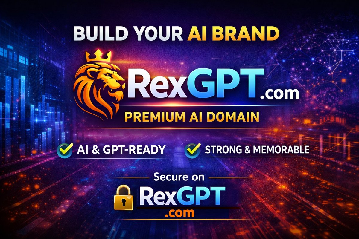 aisdomain's tweet photo. 🚀 The AI boom needs powerful brands.

https://t.co/JxEfGX7jKl is bold, memorable, and built for the next generation of AI tools, GPT platforms, and SaaS startups.

If you're building in AI — this name gives you instant authority.

Secure it before someone else does.

#GPT #AI https://t.co/K9uK14k5Yy