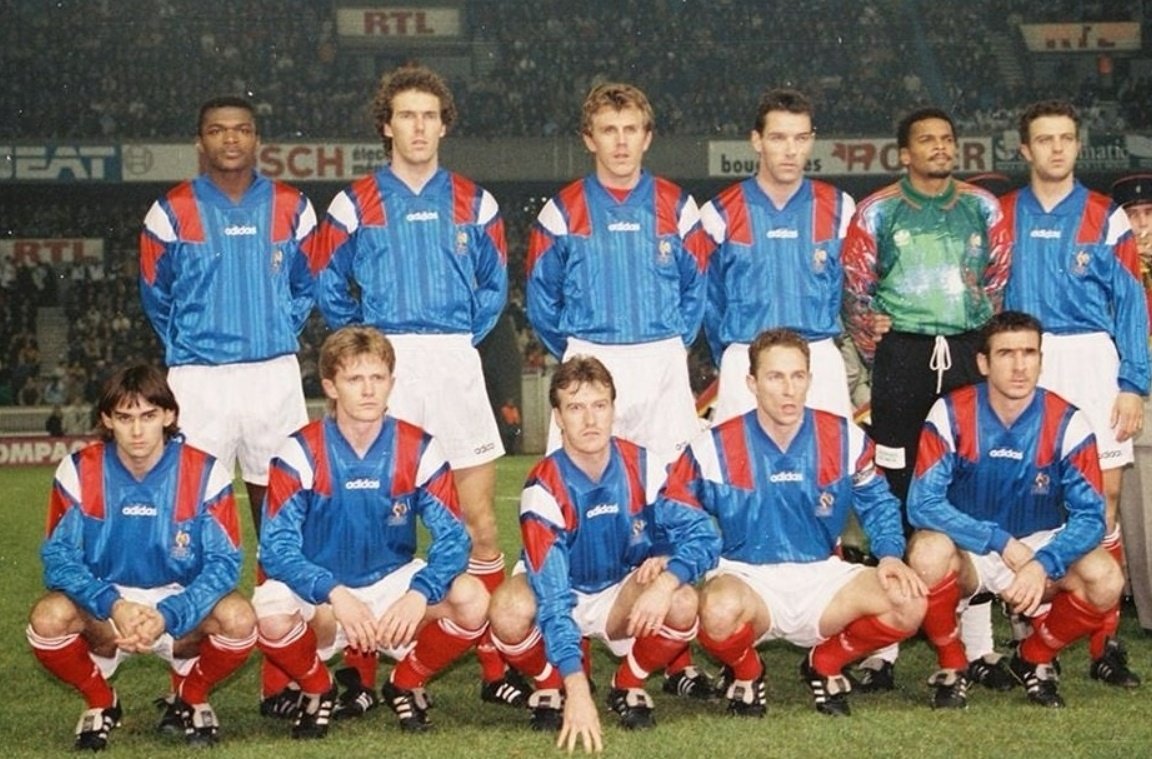 footballmemorys's tweet image. France team line-up 1994

#France #FFF #Française