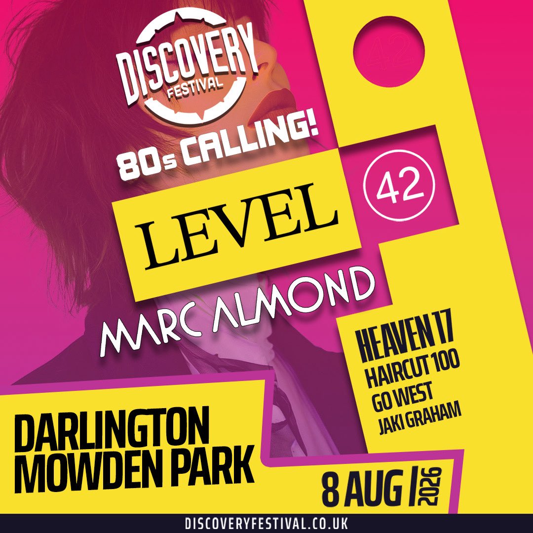 ⭐️COMPETITION TIME 🎉Who would like to win a pair of tickets to one of these brilliant 80s Calling days at the Discovery Festivals ? 
TO WIN, like the post, follow us &amp; comment which event you’d like to go to. 3 winners (of a pair of tickets) will be picked at random on Saturday.