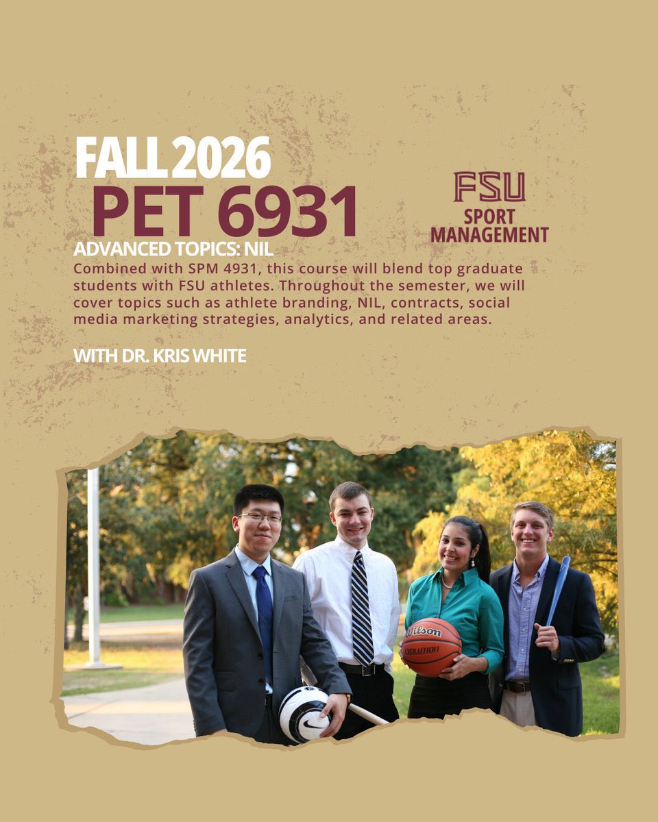 Florida State Sport Management tweet media