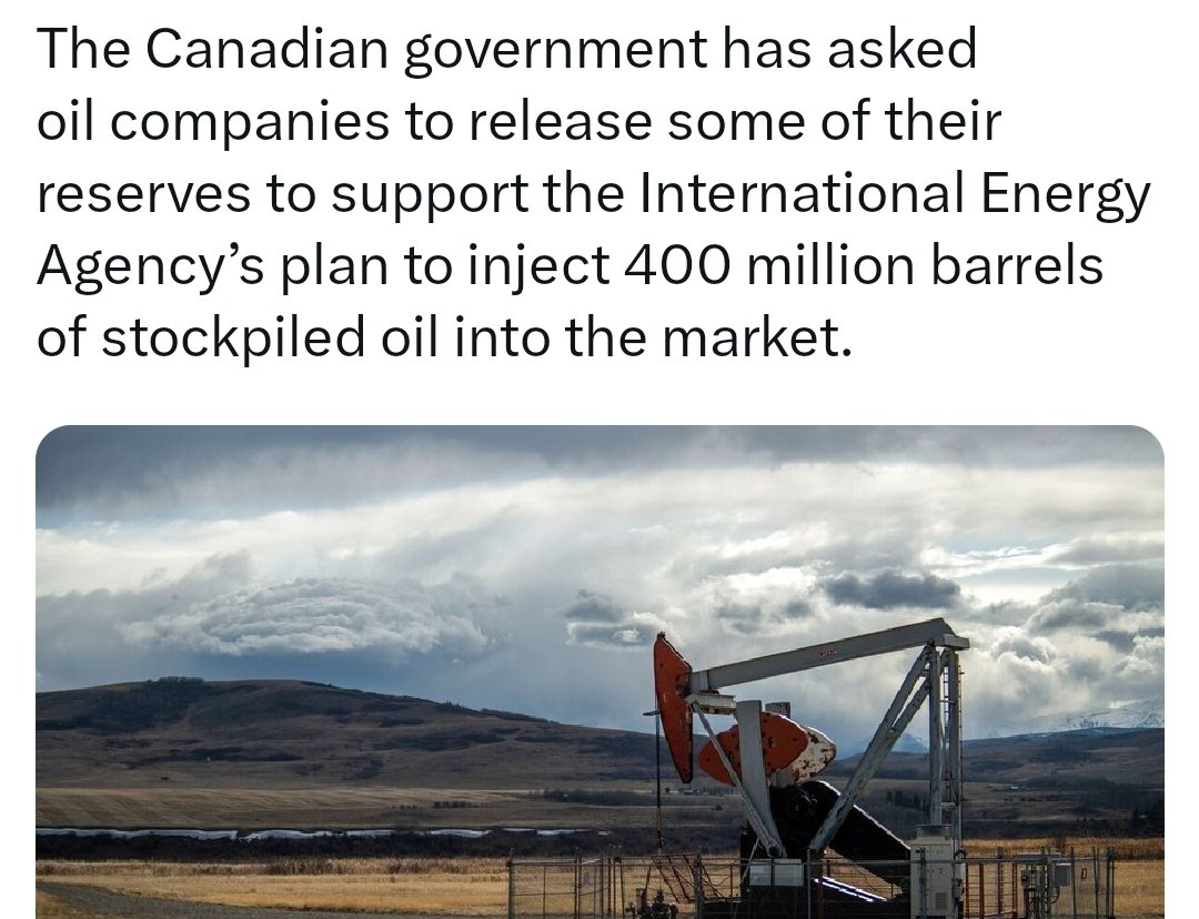 Canada is run by absolute retards 🤦🏼

We have no SPR and oil companies keep some stockpiles for shutdowns.

And deliver it how? Hot air balloons?

That's why we need to remove red tape and get pipelines to the coasts.