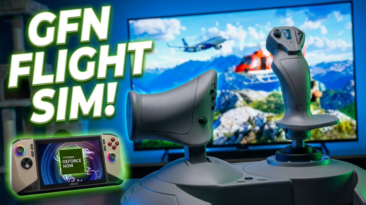 GameFusion_'s tweet photo. Turn your handheld into a full flight Simulator with GeForce NOW and the T.Flight Hotas One!

https://t.co/rSDSkWI5hx

#geforcenow #thrustmaster #hotasone #gfnshare https://t.co/lYWvvmj5pj