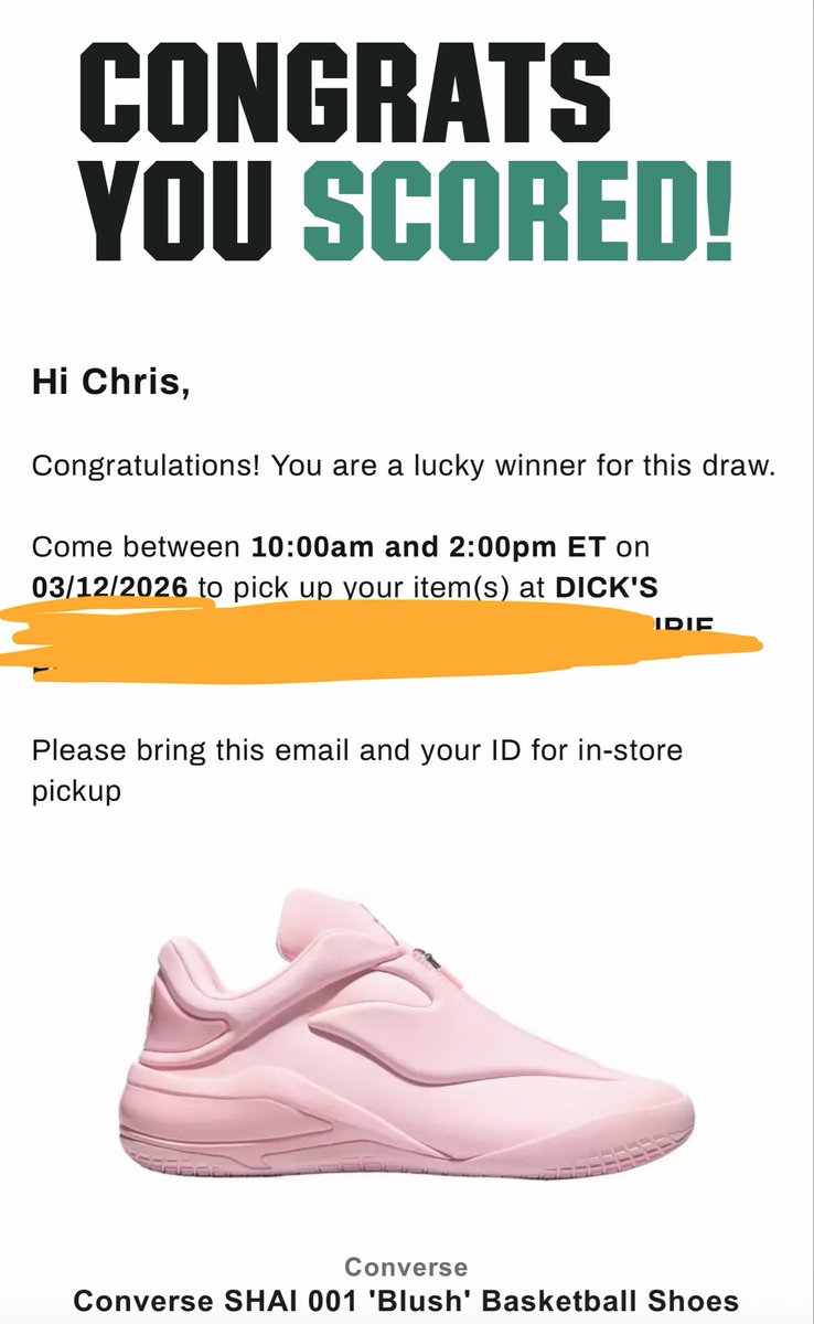 chris_flowmingo's tweet photo. @snkr_twitr Picking up my pair! https://t.co/OSBhmHkcht