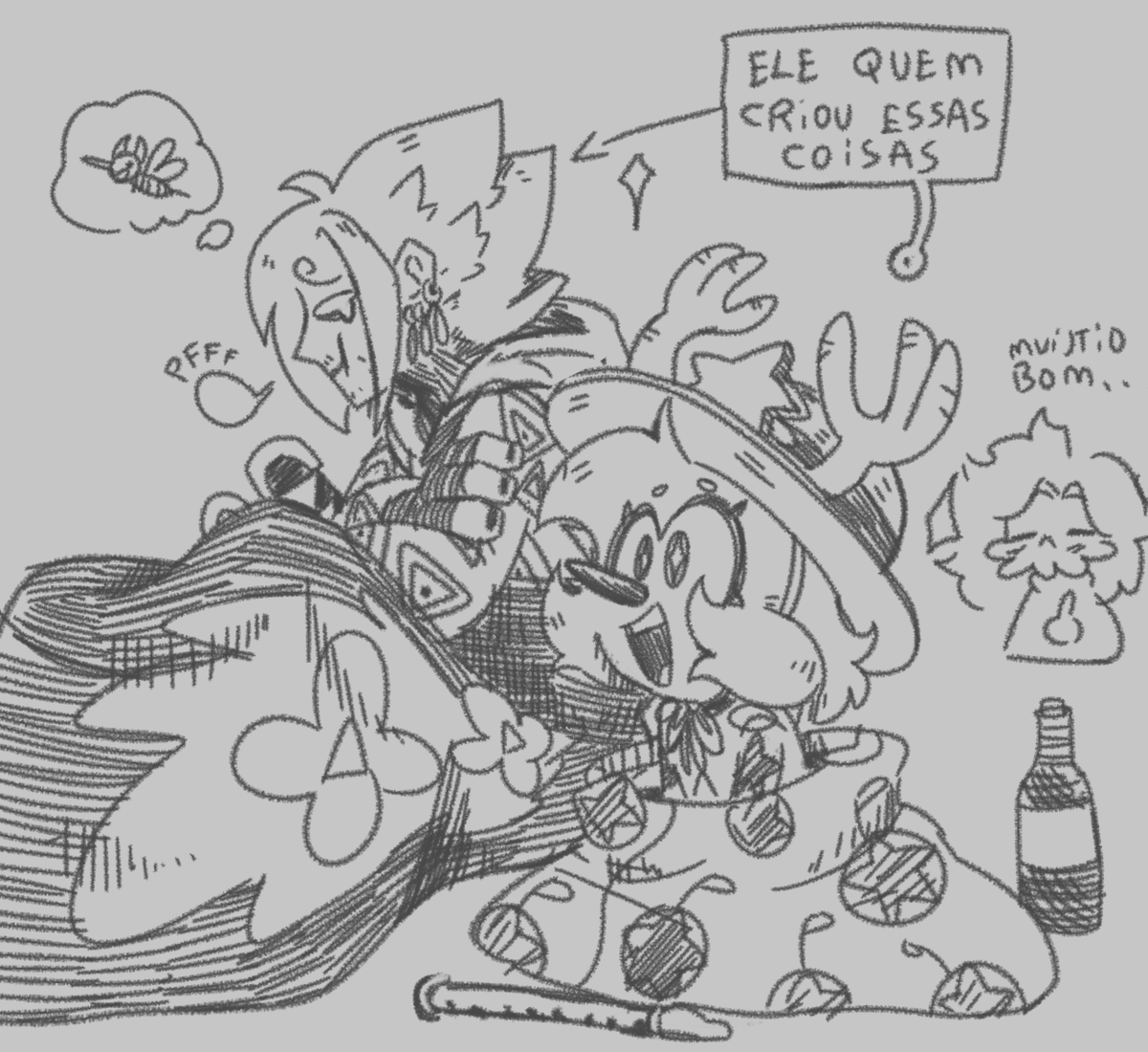 BiaAGeovana's tweet photo. vou maratonar algo. hoje deu vontade de fazer esse sketch ksks https://t.co/QXTO4vKJIN