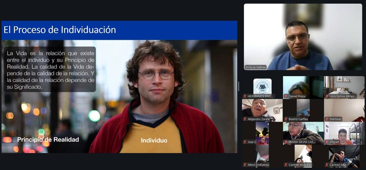 held_ac's tweet photo. En el Ciclo de  CONFERENCIAS de autoconocimiento se expuso el tema "PROCESO DE INDIVIDUACION EN LAS DIFERENTES ETAPAS DE LA VIDA"
Impartido excelentemente por ENRIQUE SALINAS
Consultor y Comunicador CERTIFICADO por el INSTITUTO DE SEMIOLOGIA S.C
#martes #zoom #gratis #HELDcontigo https://t.co/F2sGTOYqPr