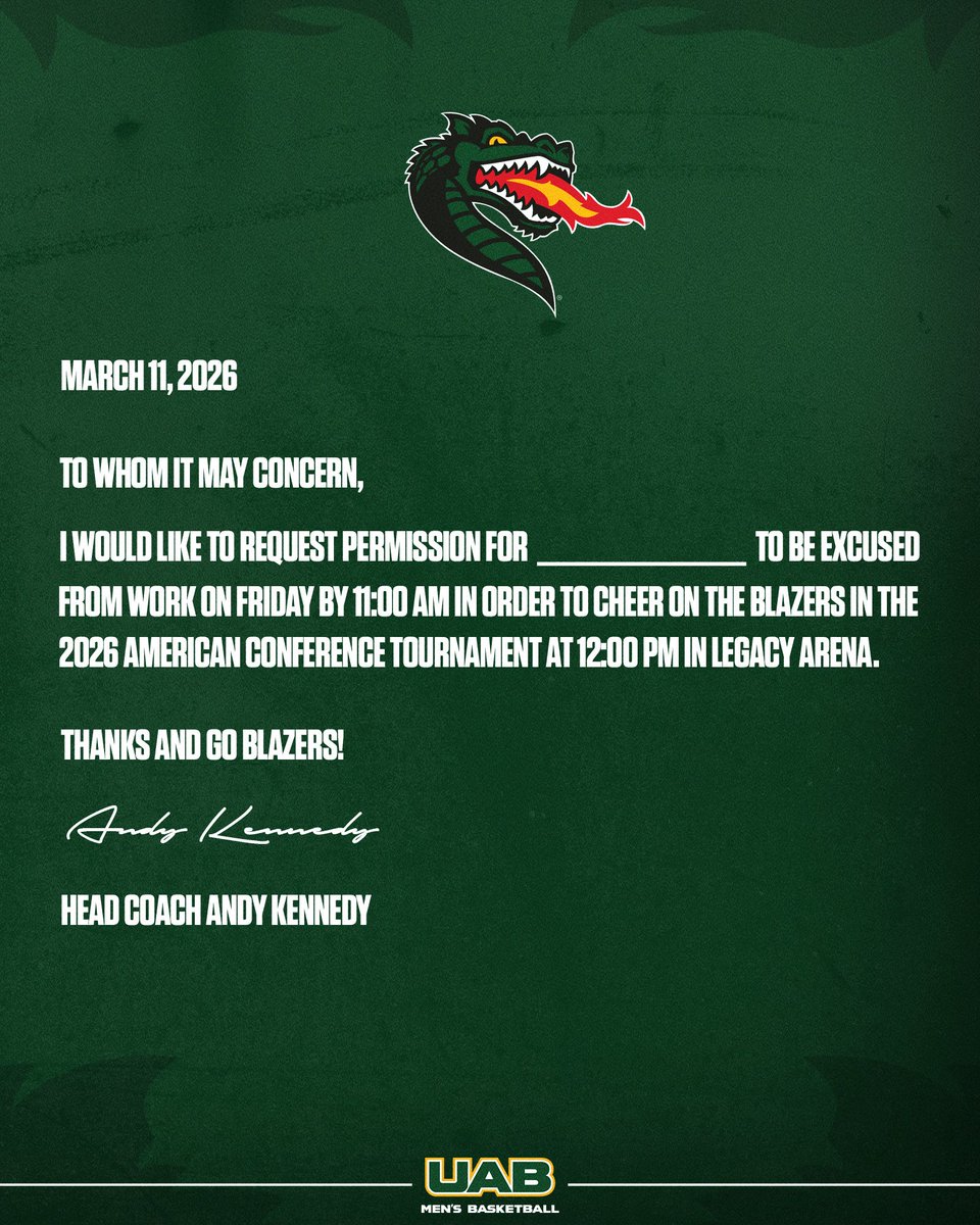 UAB Men's Basketball tweet media