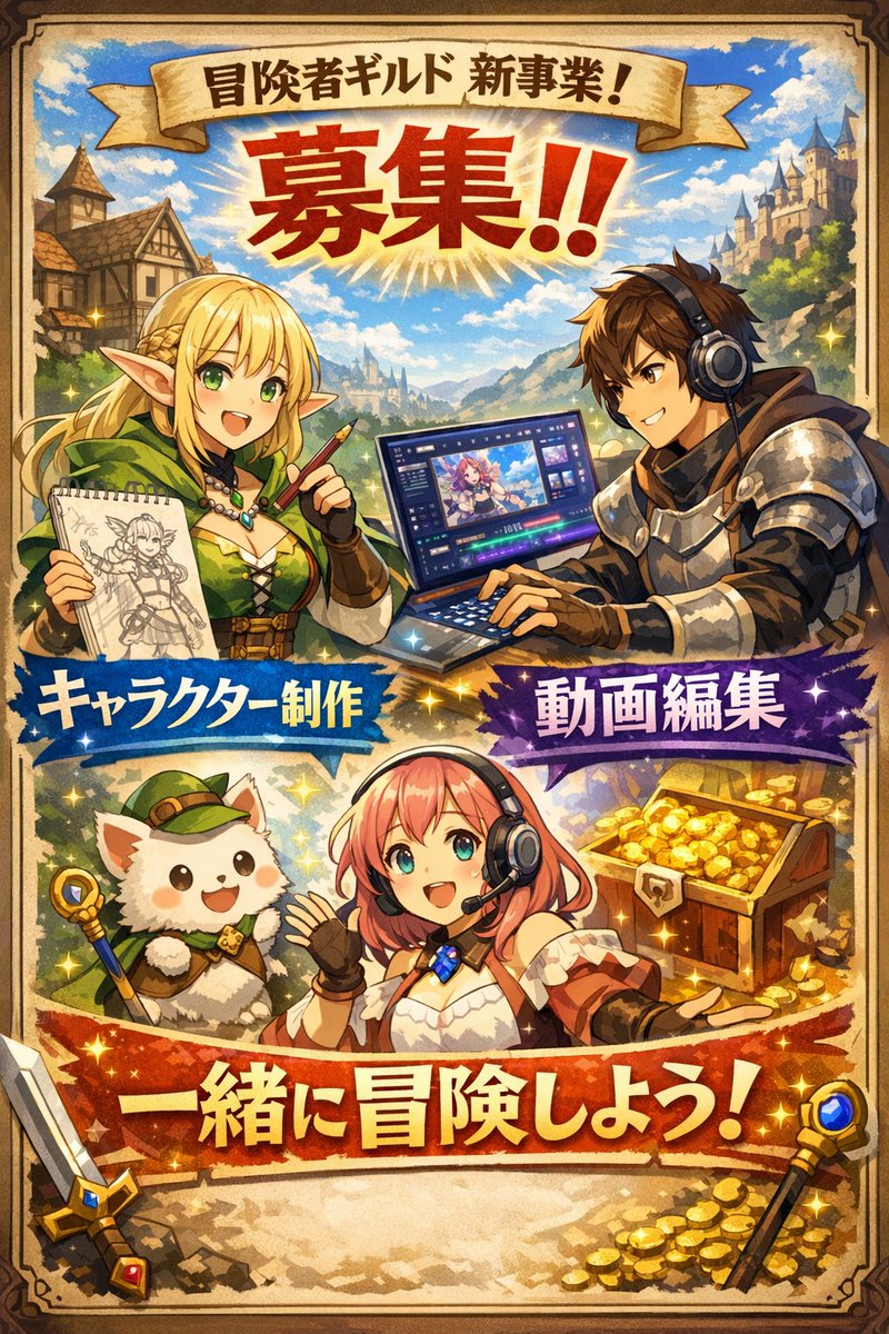 日本冒険者ギルド⚔️ tweet media