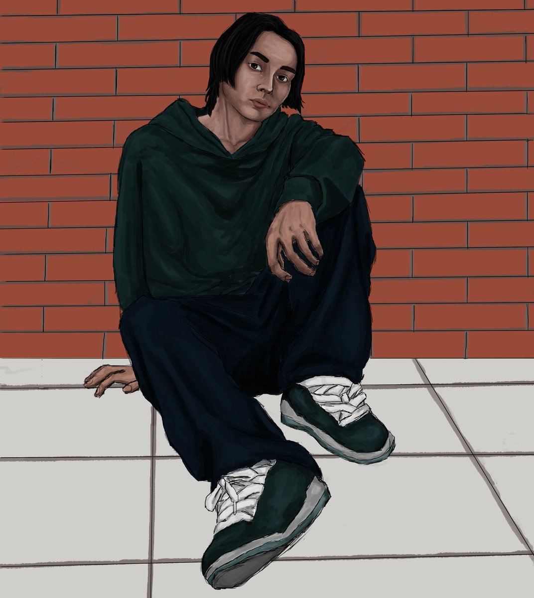 connamort's tweet photo. WIP (almost done, f u background)

WAIT 

PLEASE. I feel like something's wrong with his skin shadings, idk what but something, can you tell or is it fine ??? I'm gen asking https://t.co/P9aJPiqIkN