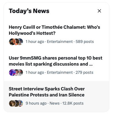 Really <a href="/elonmusk/">Elon Musk</a> ? is this what X thinks is news?