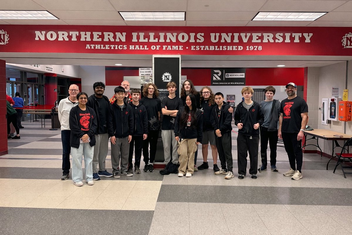 DeerfieldHS's tweet image. Congratulations to the Deerfield High School Robotics program on an impressive season, ending at the Illinois FIRST State Championship at NIU. CogChamps advanced to the playoffs and earned a 2nd-place finish in voting for the THINK Award. 

Way to end the season on a high note!
