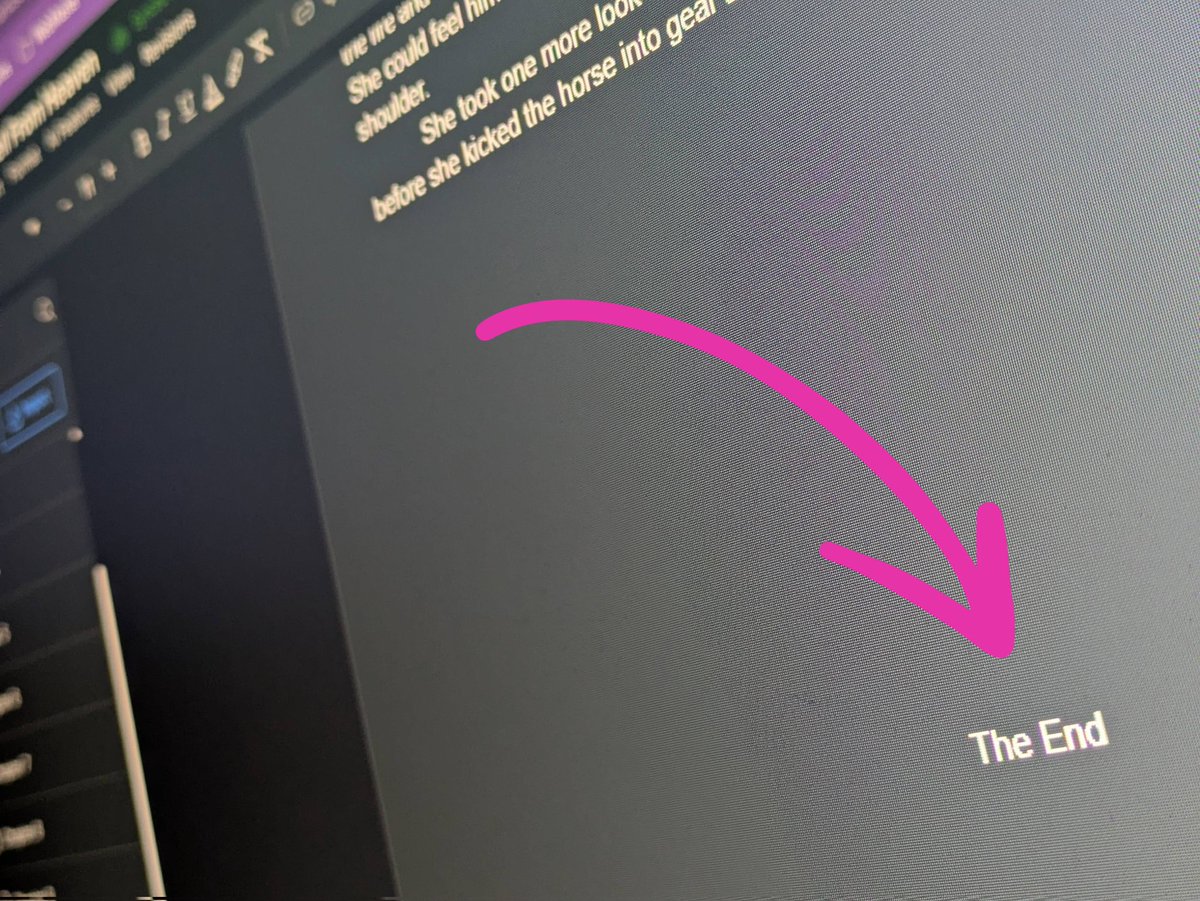 Well... This just happened. 

#writing #amwriting