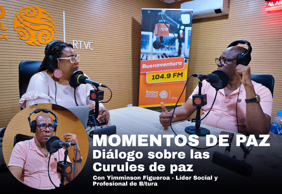 RadNalCo's tweet photo. #Regiones 📻En Momentos de Paz, desde la Emisora de Paz de Buenaventura 104.9 FM dialogamos sobre la Curul de Paz CITREP 9 del Pacífico Medio, su origen dentro del Acuerdo de Paz y la importancia de este espacio de representación para las comunidades víctimas del conflicto. 

También reflexionamos sobre el desafío que tiene la región de aprovechar esta segunda y última curul como una oportunidad para visibilizar las necesidades del territorio y seguir construyendo caminos de paz.
