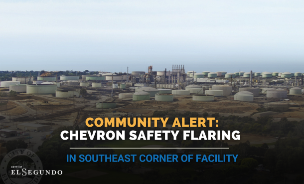 elsegundoalerts's tweet photo. Chevron's El Segundo refinery has notified the City that, until further notice, there may be safety flaring events as they restart operations in the southeast corner of the facility. https://t.co/pK9nmVrz9E