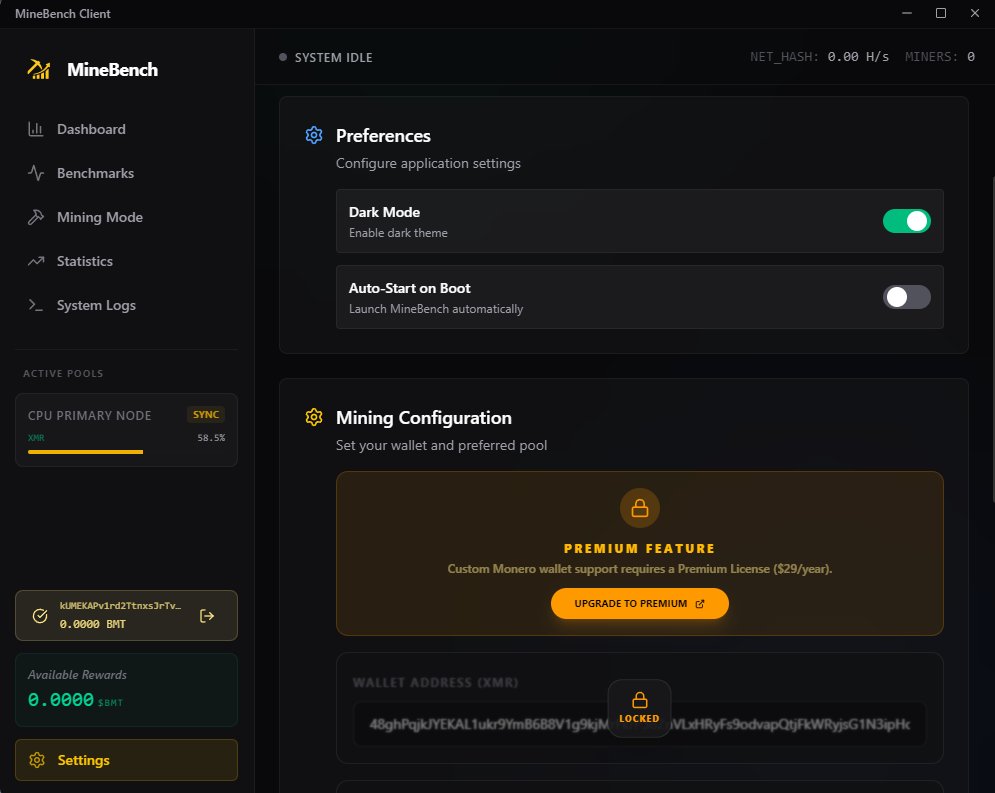 In version 0.6.2, we’ve rolled out an exciting update! 🎉

Now you can mine Monero directly to your own wallet – no BMT conversion needed.

💻 Perfect for users who want to mine using their own CPU.

💎 Premium access: $29 – supporting our work while giving miners maximum