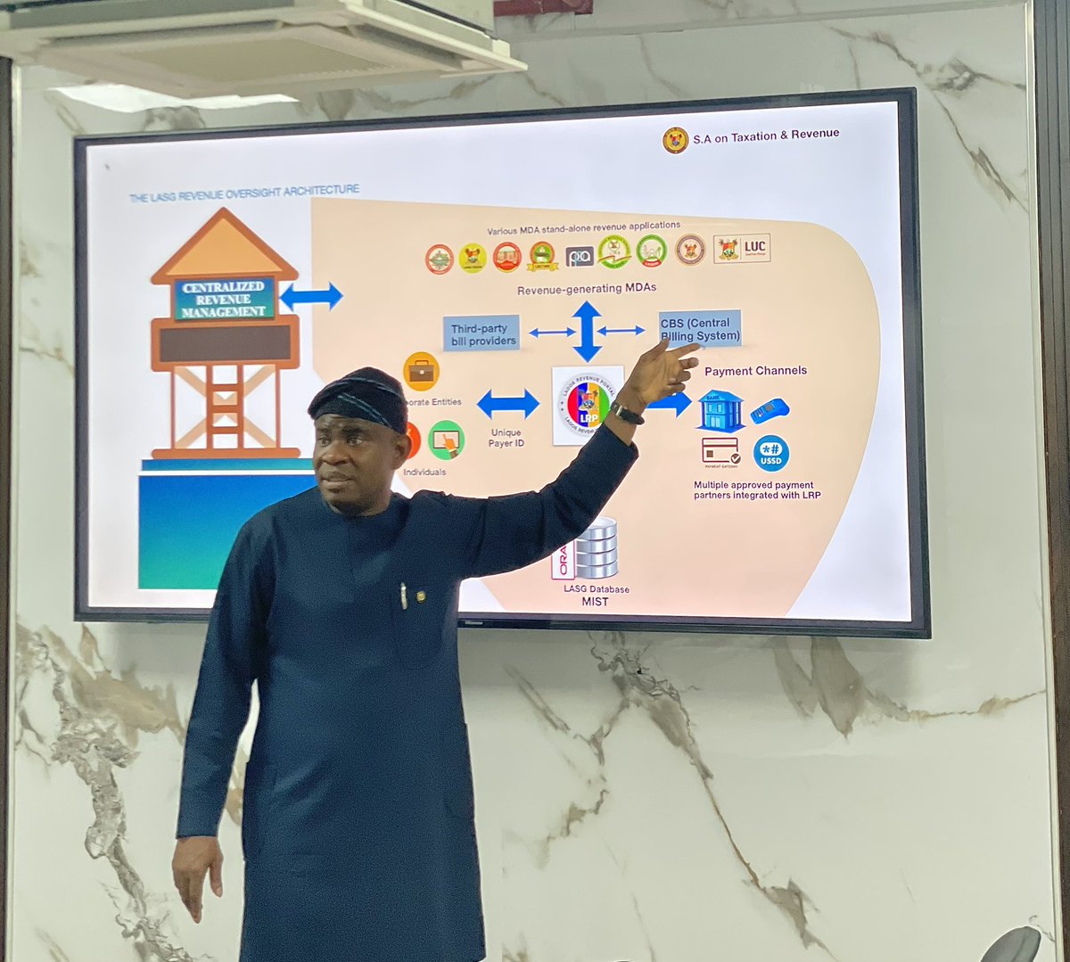 Opeyemi_Ogungbo's tweet photo. Today, I held an onboarding session with the Accountant-General/Permanent Secretary, State Treasury Office, on the State’s central revenue technology platform, the Lagos Revenue Portal (LRP) @lasg_lrp 

The session provided an opportunity to demonstrate the key functionalities https://t.co/eIL1srSh0B