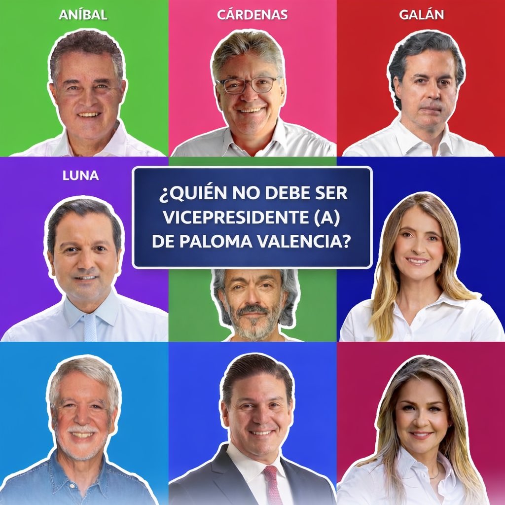 Mapidipe's tweet photo. Hay 7 opciones más para VICEPRECIDENTE. Cada uno maravillosos y confiables. Oviedo NO es la única opción. #lagranconsultaporColombia #PalomaValencia @MAndreaNieto @PalomaValenciaL https://t.co/9RgcVXGm5r