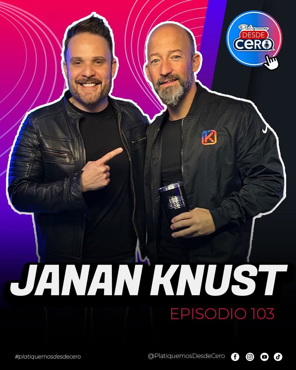 desde_cero0's tweet photo. 🎙 El podcast #103 de #DesdeCeroPodcast ya está disponible y llega con un invitado que está transformando la logística en América Latina: Janan Knust. @JananKnust 

Mira el episodio completo aquí: https://t.co/30c6RsA2Gb

#HistoriasQueInspiran #Mentalidad #Emprendedores #klogco https://t.co/vXvx7ISJjg