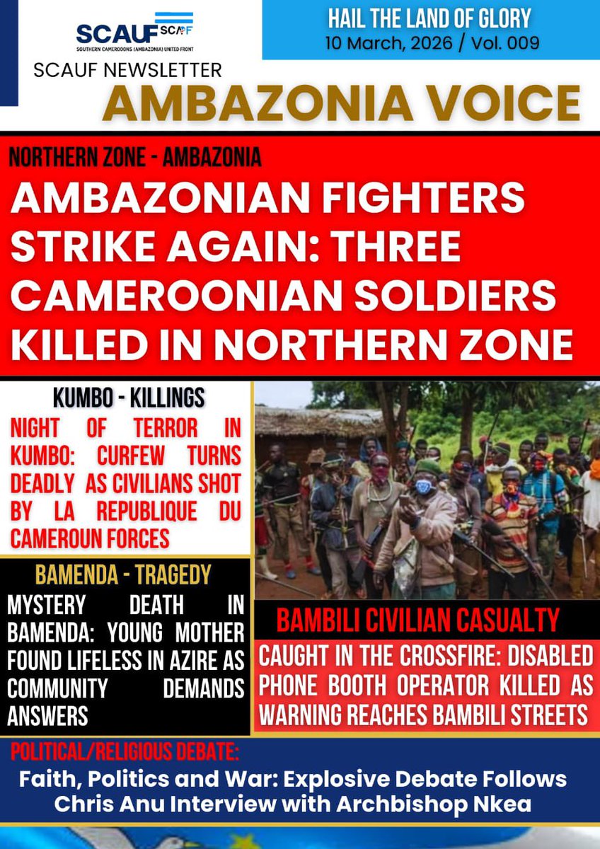 Southern Cameroons Ambazonia United Front-SCAUF tweet media