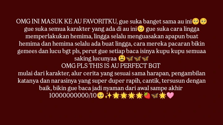 udahlah gue ga bisa berkata kata lagi, nih au cocok banget buat kaliaan rekomend banget untuk di baca. minimal sekali seumur hidup lah ya baca nih au saking bagusnya🥹🥹🦋🌟🌟✨🩷

 x.com/i/status/19708…