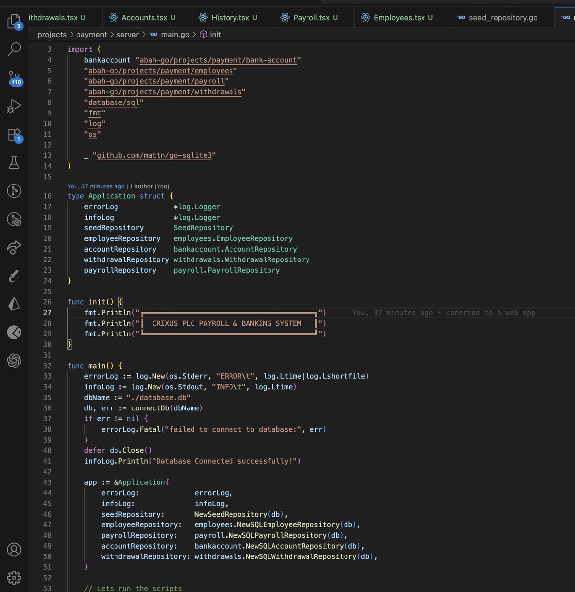 Built a concurrent payroll engine in Golang. Started as a CLI, upgraded ...