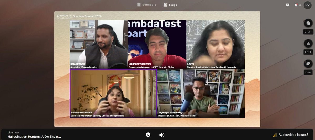 Most teams are experimenting with AI in testing.
Very few have scaled it beyond pilots.

At Spartans Summit 2026 by <a href="/testmuai/">TestMu AI</a>, the panel “From Pilot to Pipeline” shared what it really takes:

• Treat AI as a collaborator in engineering
• AI scaling is about process, culture &amp;