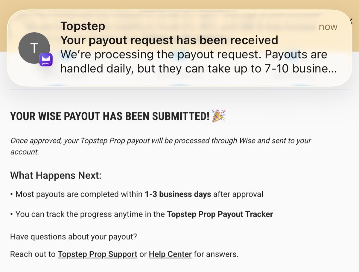 Another payout request 🥳🥳

All Glory to God! 🙏

$ES $GC $NQ $CL #Propfirmtrader