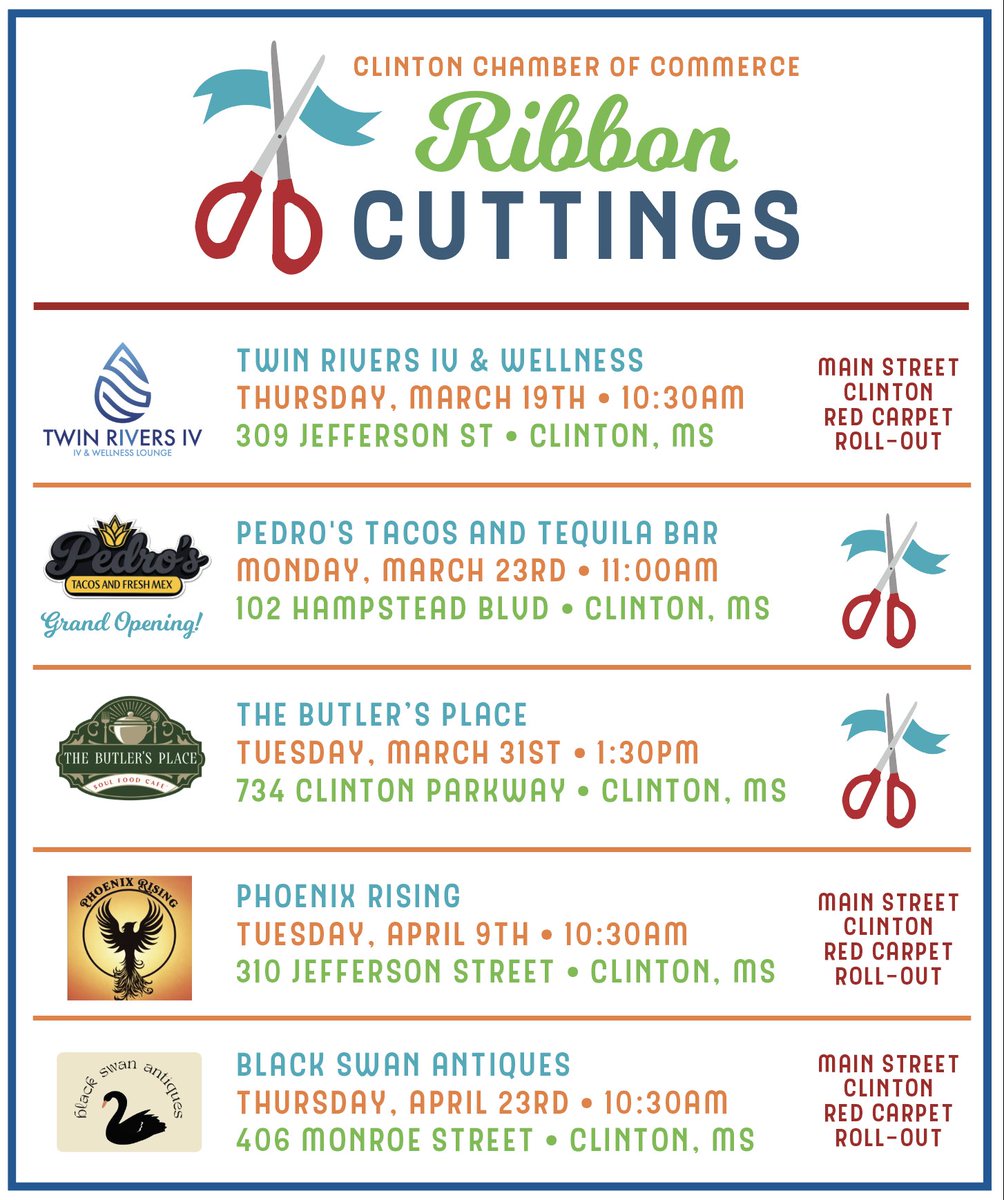 Clinton, MS Chamber tweet media