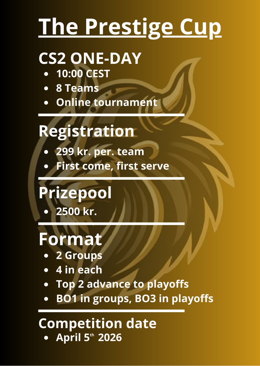 Prestige Esport tweet media