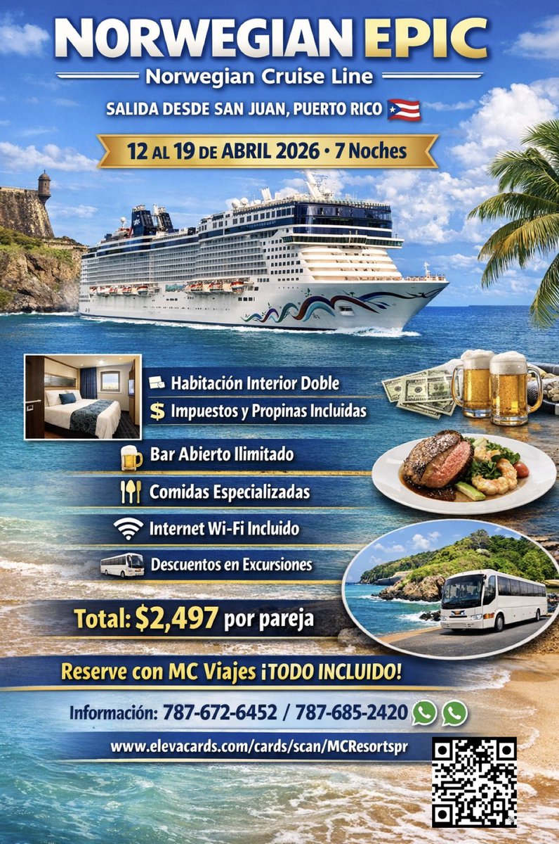 MC Resorts / MC Viajes Todo Incluido (@mcresortspr) on Twitter photo 