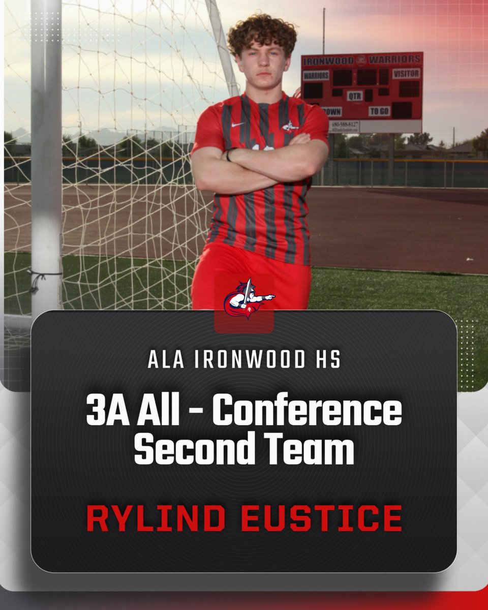 Congratulations to our Warrior Soccer student athletes for being selected to the 2025-2026 3A All-Conference teams. Special shoutout to Anthony Aguliar who was named 3A Conference Player of the Year. He's Ironwood's first ever Conference POY! #WeAreWarriors