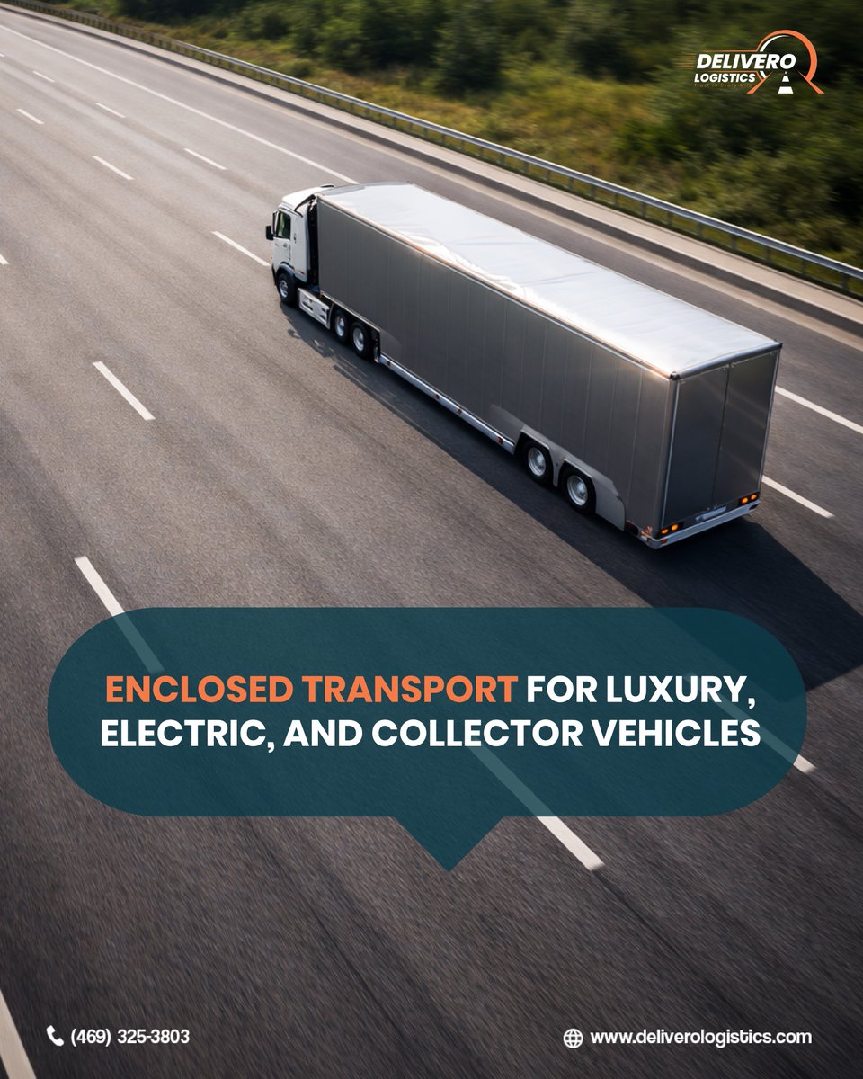 DeliveroLogi's tweet image. Choose the right transport for your vehicle!
 enclosed for luxury and collector cars.
#VehicleTransport #AutoLogistics #CarShipping #EnclosedTransport #opendecktransport