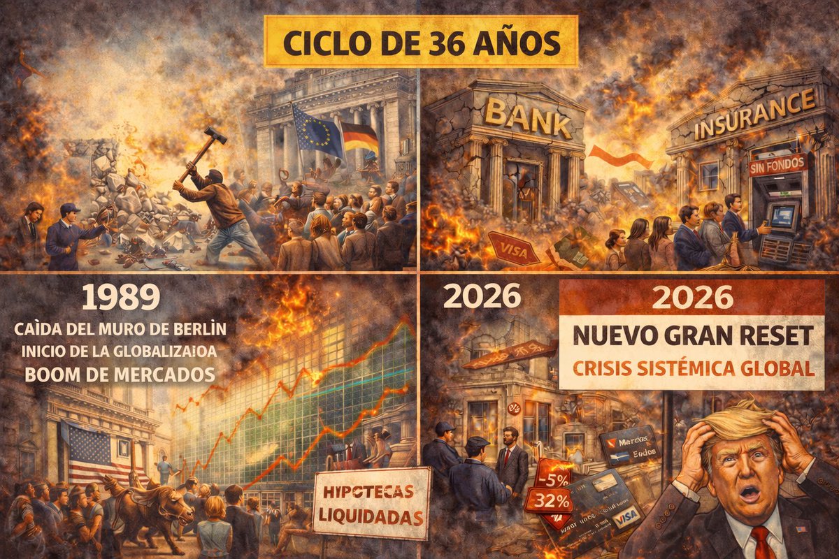 compa1968's tweet photo. #CYCLEScompa
#COLAPSOdeudaMUNDIAL
#CRISISsistemica DE LIQUIDEZ
EN TMG🌐HEMOS PREPARADO A EMPRESAS E INVERSORES DESDE INICIOS DE AÑO, PARA EL COLAPSO DEL SISTEMA FINANCIERO, PRODUCTO DEL CAMBIO CICLICO DE 36 AÑOS
VAMOS A UN RENACIMIENTO VIOLENTO MANIFESTADO X PANICO BANCARIO https://t.co/VQw1KAan4n