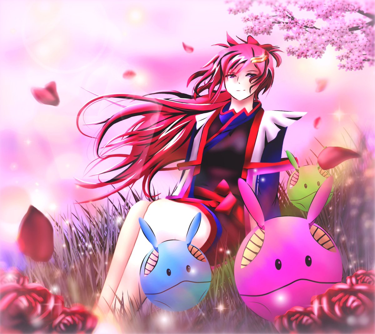 Vgen request from <a href="/suyeong512/">Suyeong_Art-VGen Commission Open</a> 💖. Lacus Clyne from Gundam Seed (Destiny).
Thank you for requesting! I love working with you, and I am extremely grateful! Haro Haro ^^! 
#イラスト #VgenComm