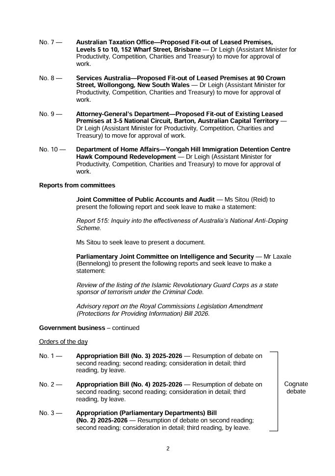 Australian House of Representatives tweet media