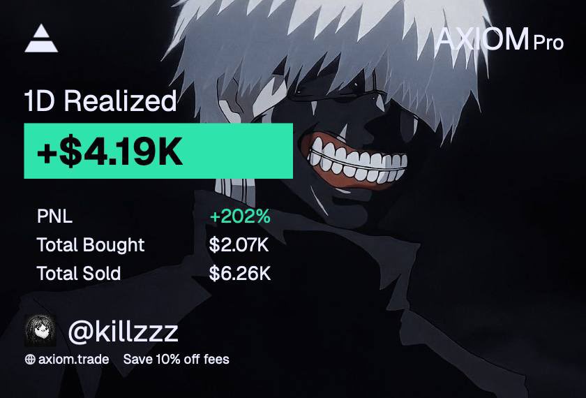 Feeling like myself again.

Six figure monthly pnl or I’m washed