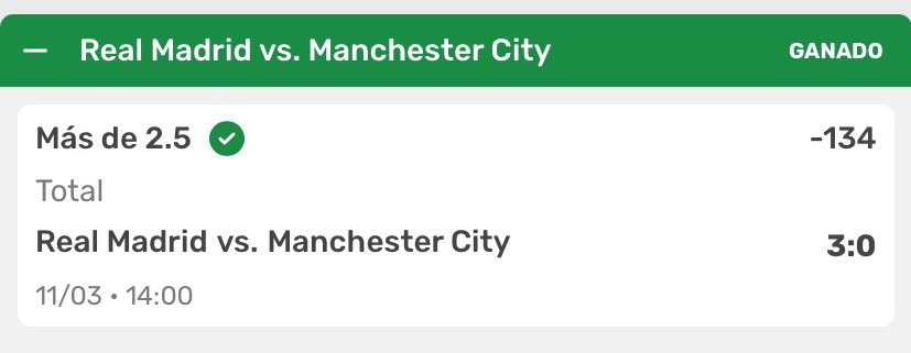 LuchoPicks's tweet photo. Día perfecto en Champions League 🔥

París over 3 ✅💣
Real Madrid over 2.5 ✅💣

Vamoooooooooooooooos carajo 🤑 https://t.co/fOe7CD1hTj