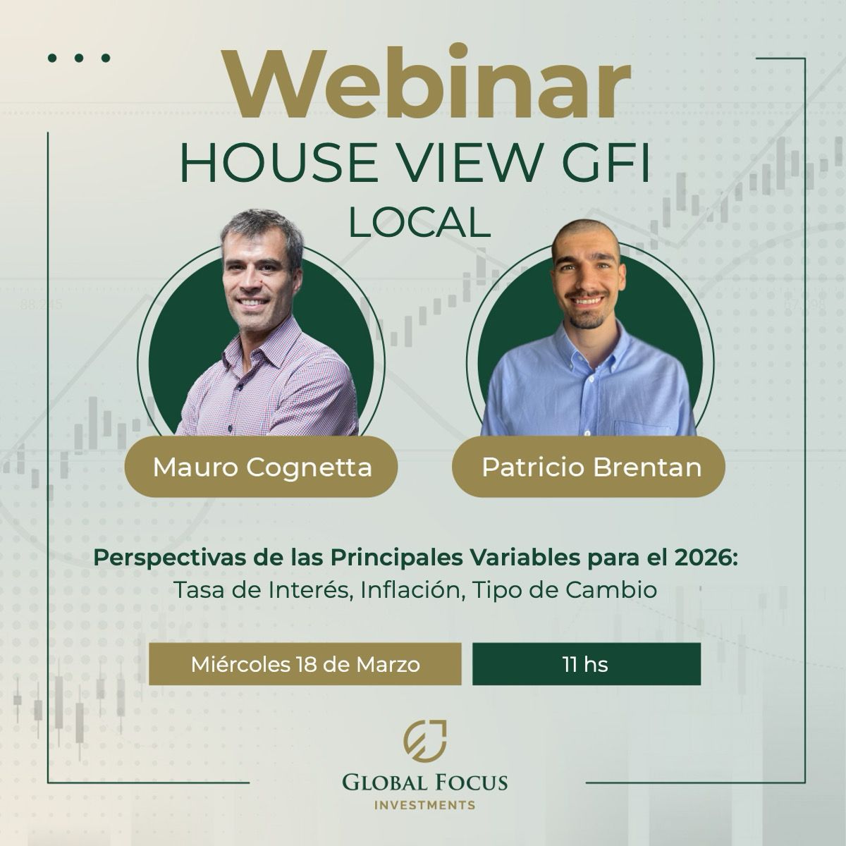 ¡Estamos a 1 semana!

<a href="/MauroCognetta/">@MauroCognetta</a> y <a href="/PatricioBrentan/">Patricio Brentan</a> analizarán las perspectivas de las principales variables económicas de cara al futuro.

Inflación, Tasas de Interés y Tipo de Cambio.

Inscribite: docs.google.com/forms/d/e/1FAI…