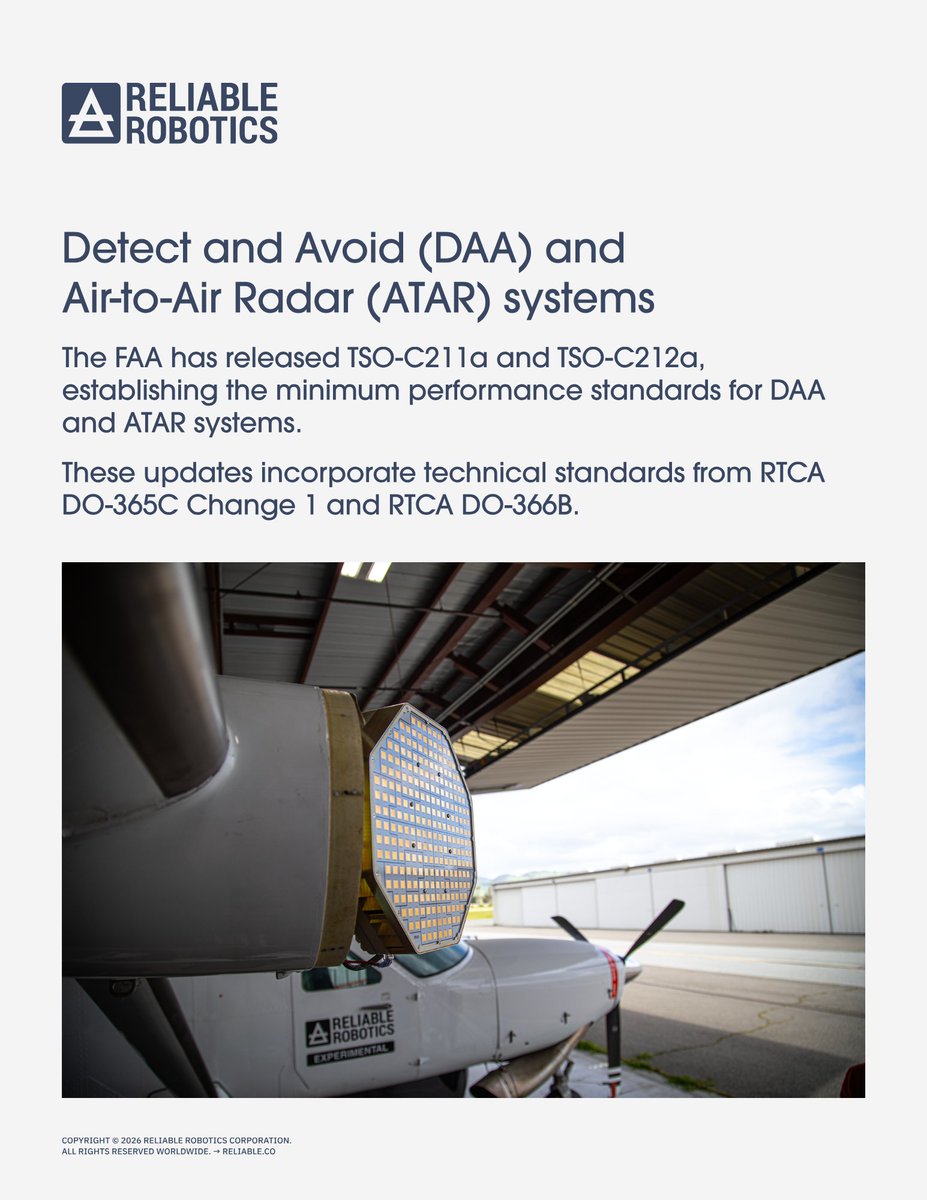 Reliable Robotics tweet media