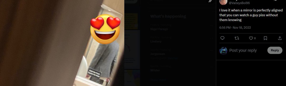 BadbatchtechX's tweet photo. @ValleysBoi96 @piracy_cat @TheCyberdevil fucking weirdo spies on people in toilets. and has the nerve to call out john for something not on the same level 10 years ago. https://t.co/D0Y0tmsVLK