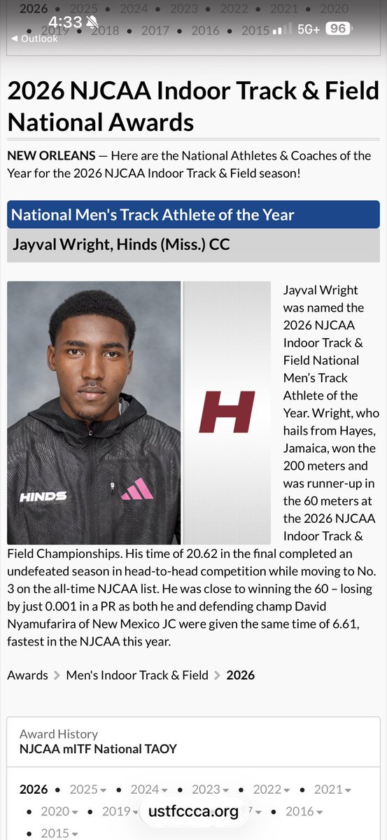 Hinds CC Track tweet media