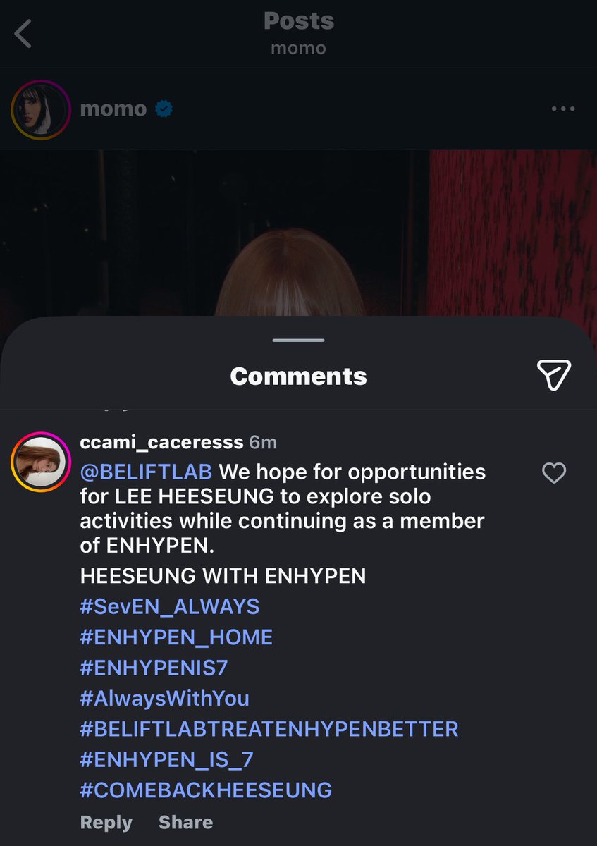 Omfg… For the love of God, PLEASE STOP bringing this man into every artist’s space… What does Momo’s MiuMiu post got to do with him… 

Listen I am upset for y’all but this just annoying as hell