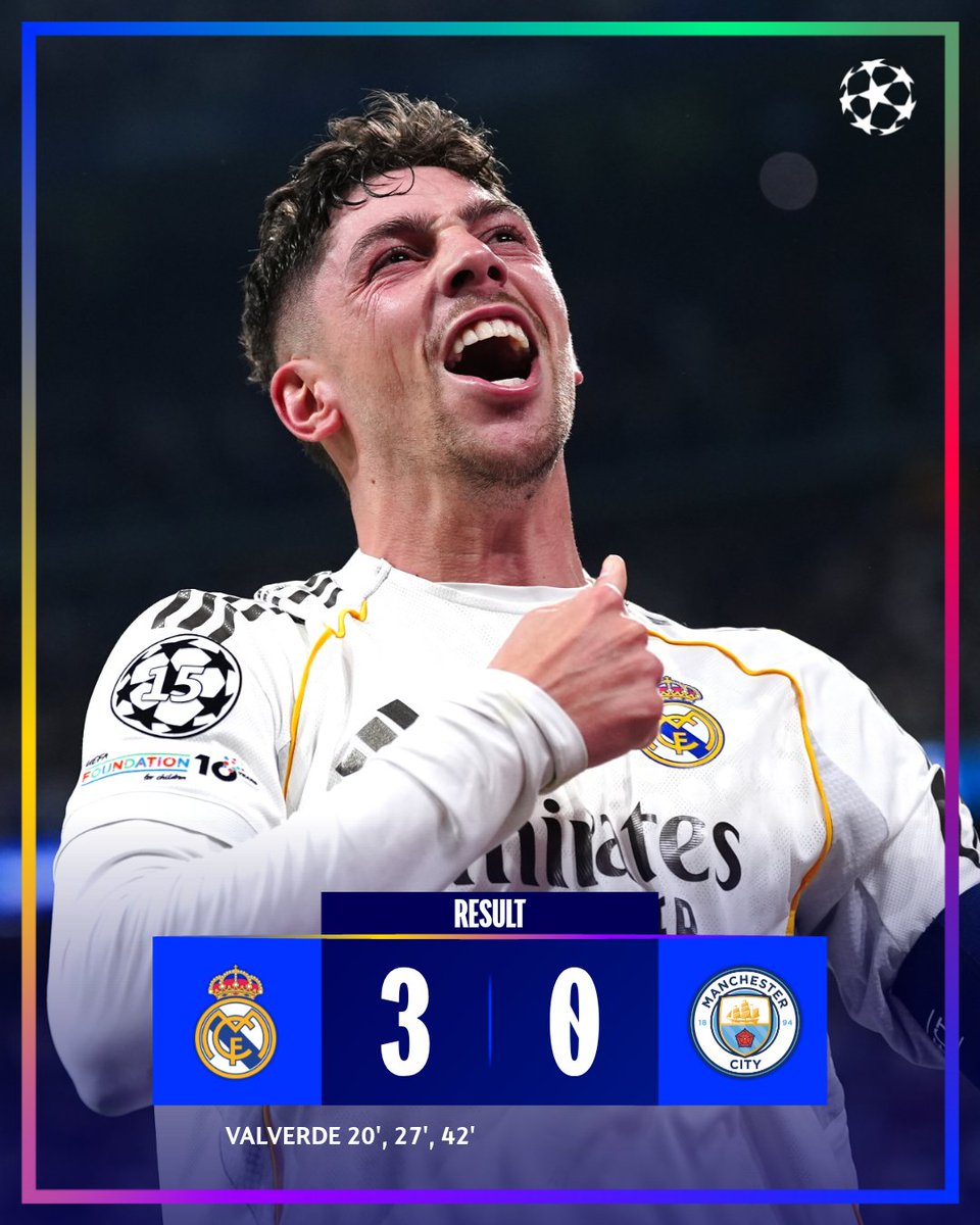 Fede Valverde masterclass in Madrid 🎩🪄

#UCL