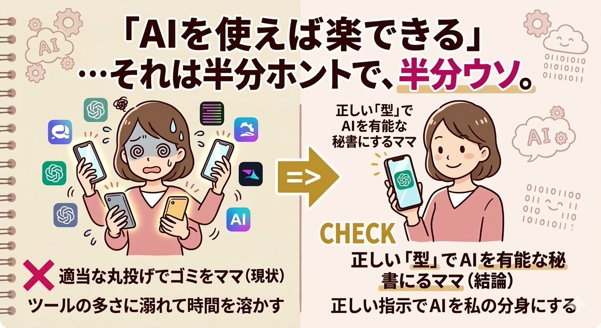 りん|継続苦手ママのAI副業0→1挑戦 tweet media